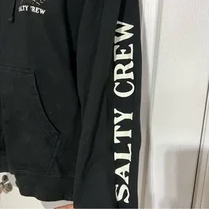 Salty Crew Shirts Salty Crew Twin Palms Black Hoodie Size Medium Poshmark